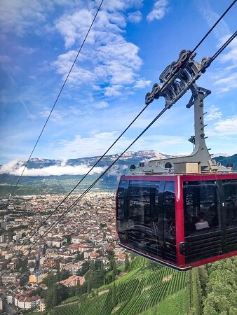 Funivia Renon, stazione a Valle