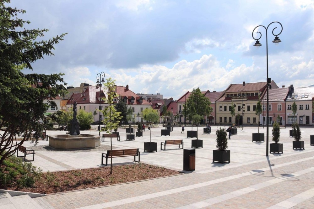Rynek w Myślenicach