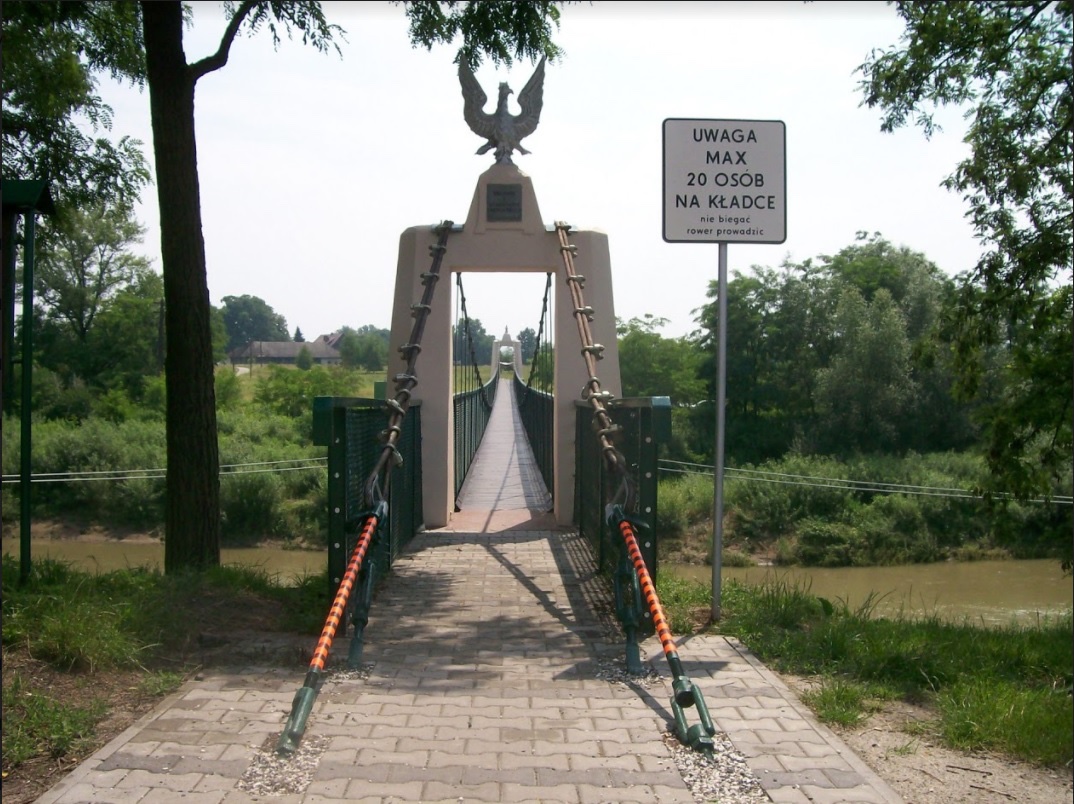 Kładka nad Rabą